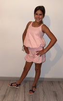 Ensemble rose à strass