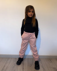 Pantalon jogging simili cuir